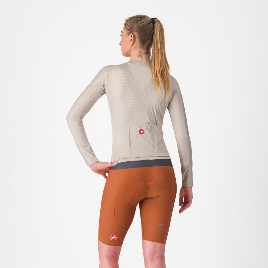 Beige Castelli ESPRESSO W DT Women Bib Shorts | TCQ471289