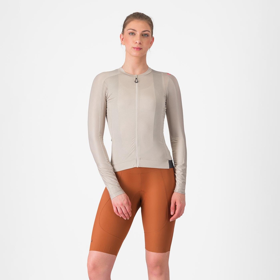 Beige Castelli ESPRESSO W DT Women Bib Shorts | TCQ471289