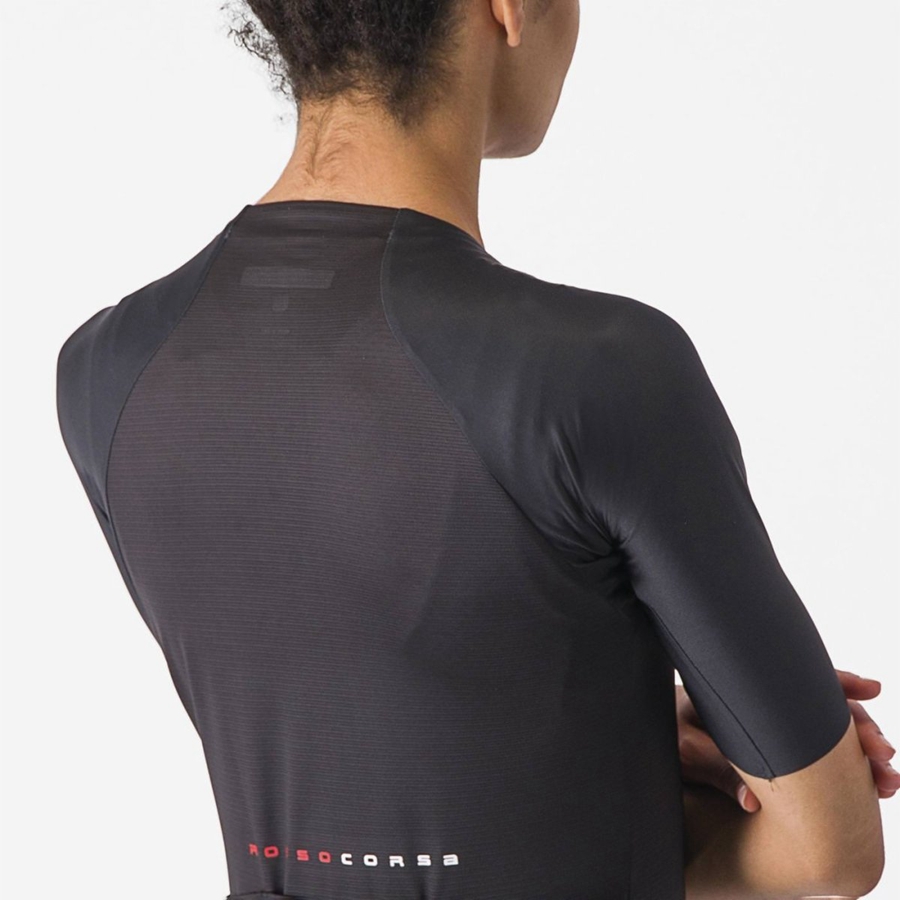 Black Castelli AERO PRO 7.0 W Women Jersey | YPC481265