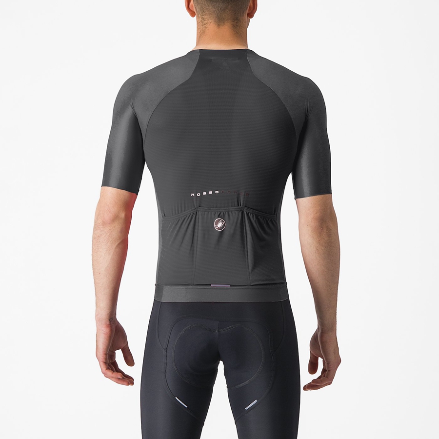 Black Castelli AERO RACE 7.0 Men Jersey | YZW927804