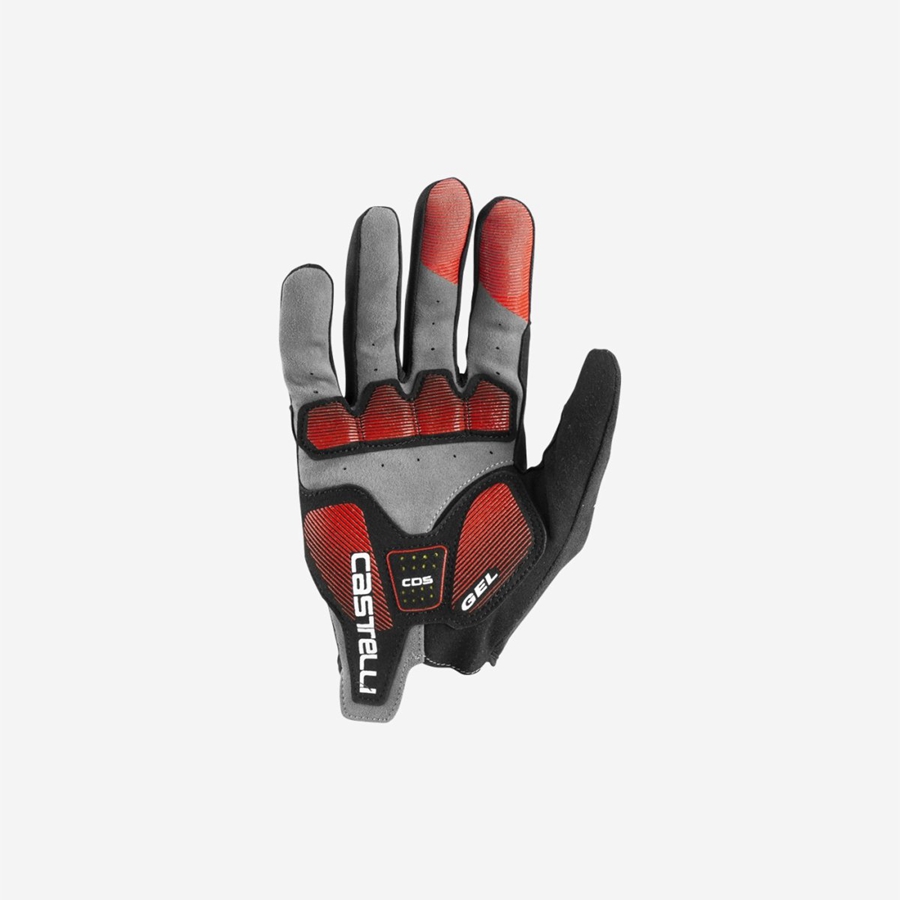 Black Castelli ARENBERG GEL LF Men Gloves | AIF471285