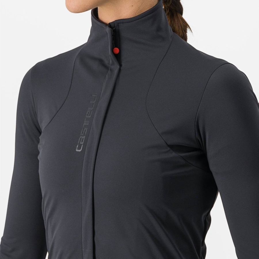 Black Castelli BETA RoS W Women Jackets | TJI930182