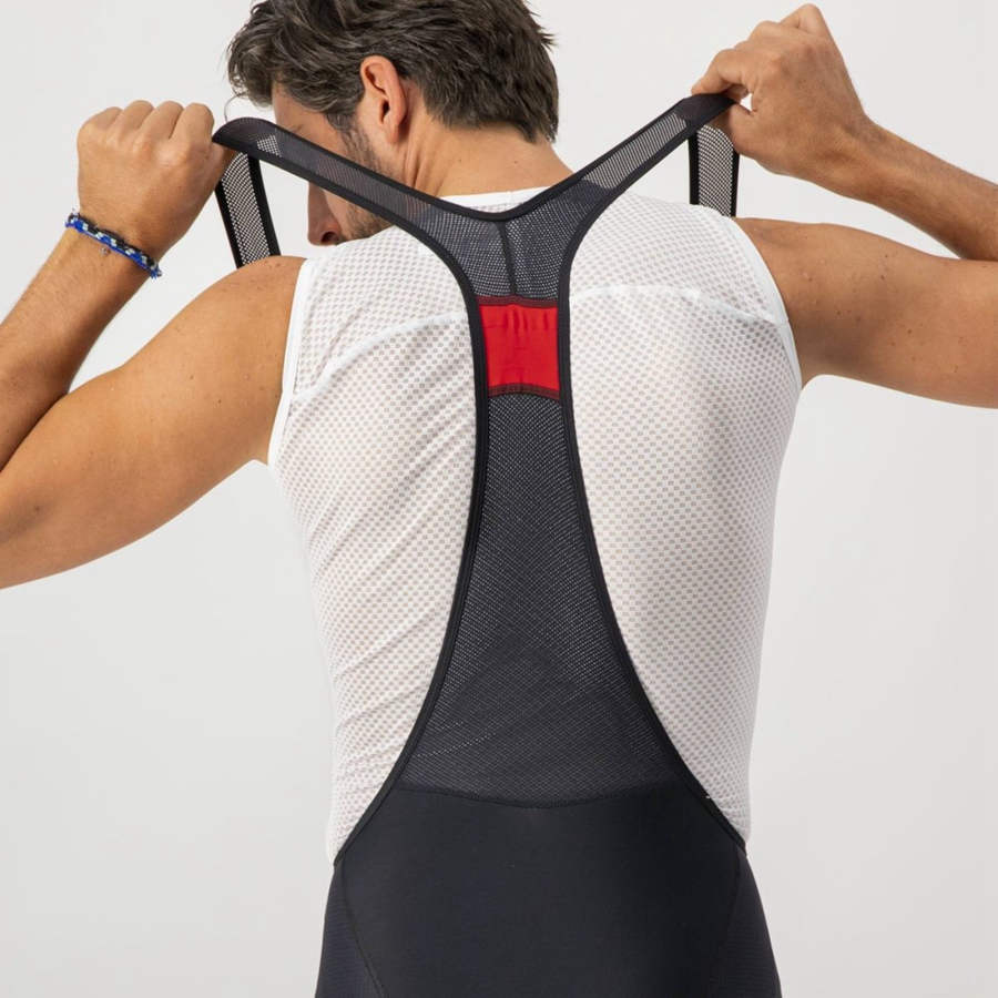 Black Castelli COMPETIZIONE Men Bib Shorts | GUS043815