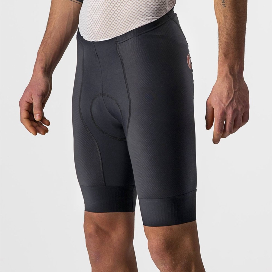 Black Castelli COMPETIZIONE Men Shorts | YTU453279