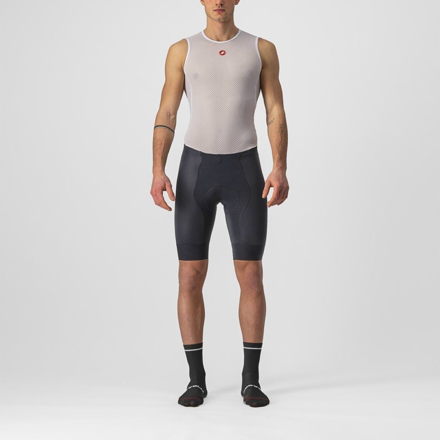 Black Castelli COMPETIZIONE Men Shorts | YTU453279