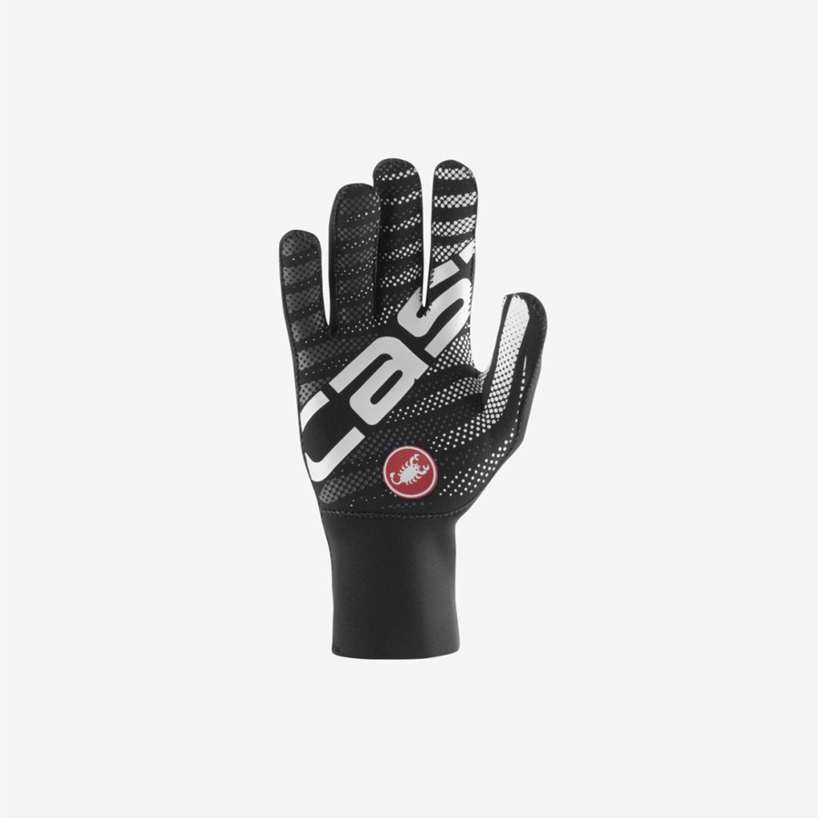 Black Castelli DILUVIO C Men Gloves | OWC704869