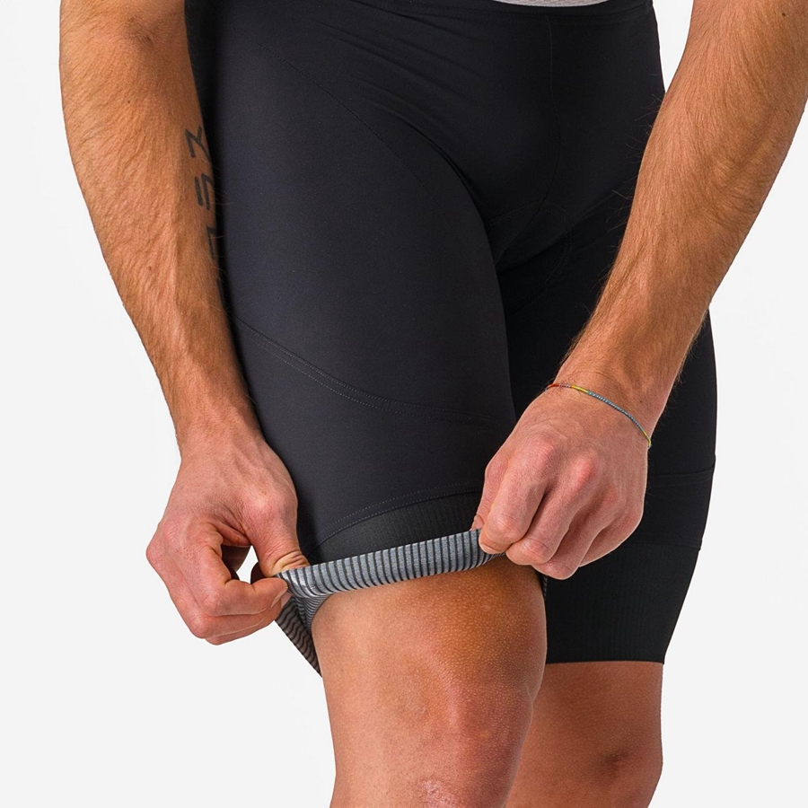 Black Castelli ENDURANCE 3 Men Shorts | SDY109673