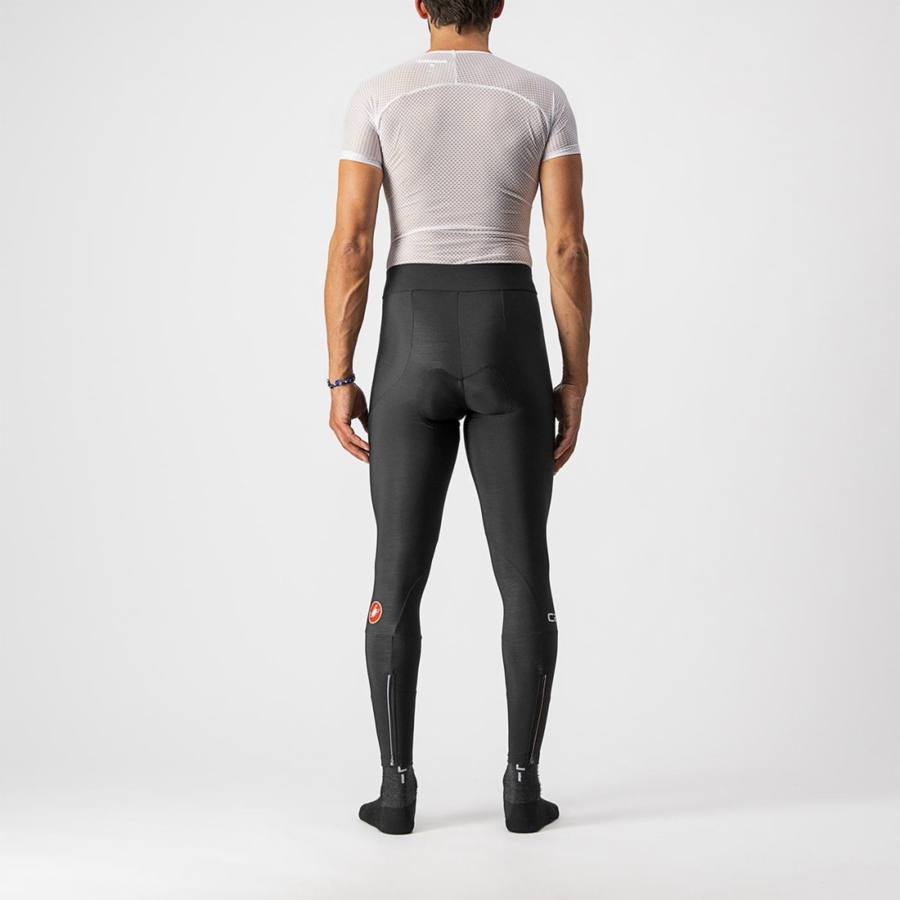 Black Castelli ENTRATA Men Leggings | LUH458260