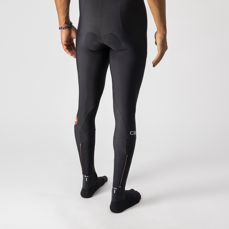 Black Castelli ENTRATA Men Leggings | LUH458260