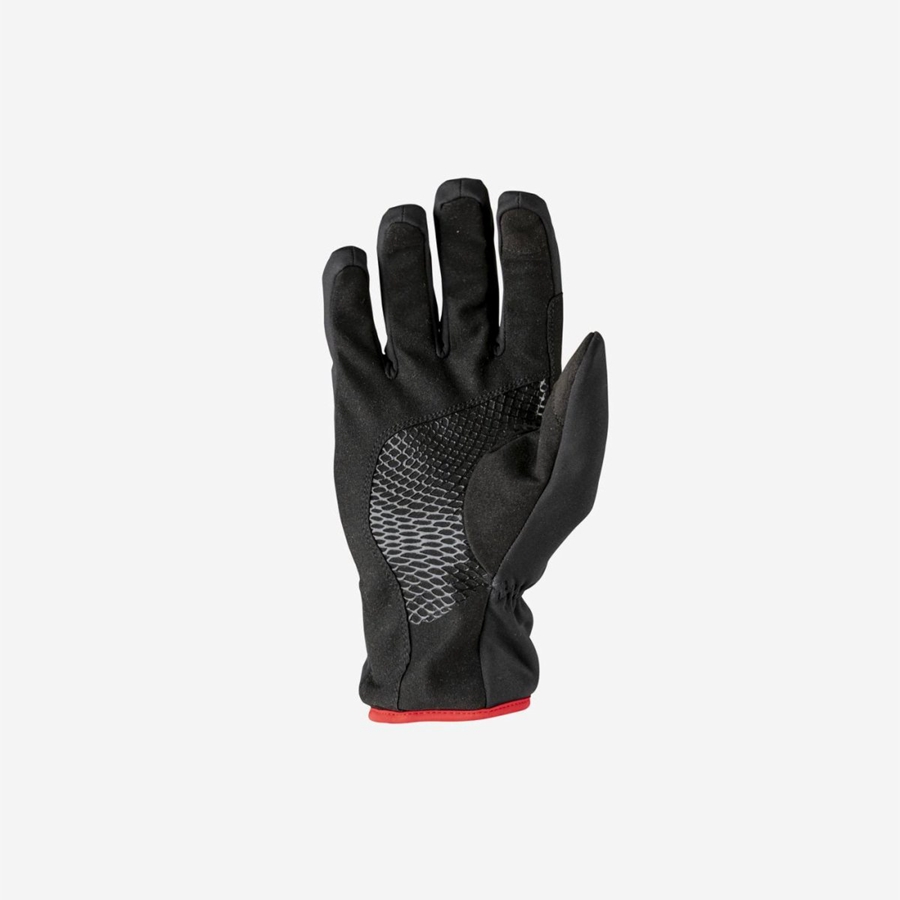 Black Castelli ENTRATA THERMAL Men Gloves | ISR415893