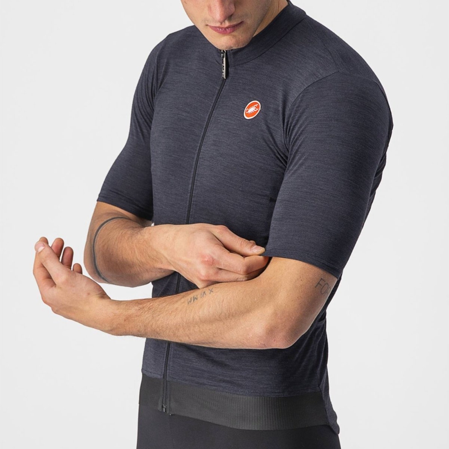 Black Castelli ESSENZA Men Jersey | QJY803964