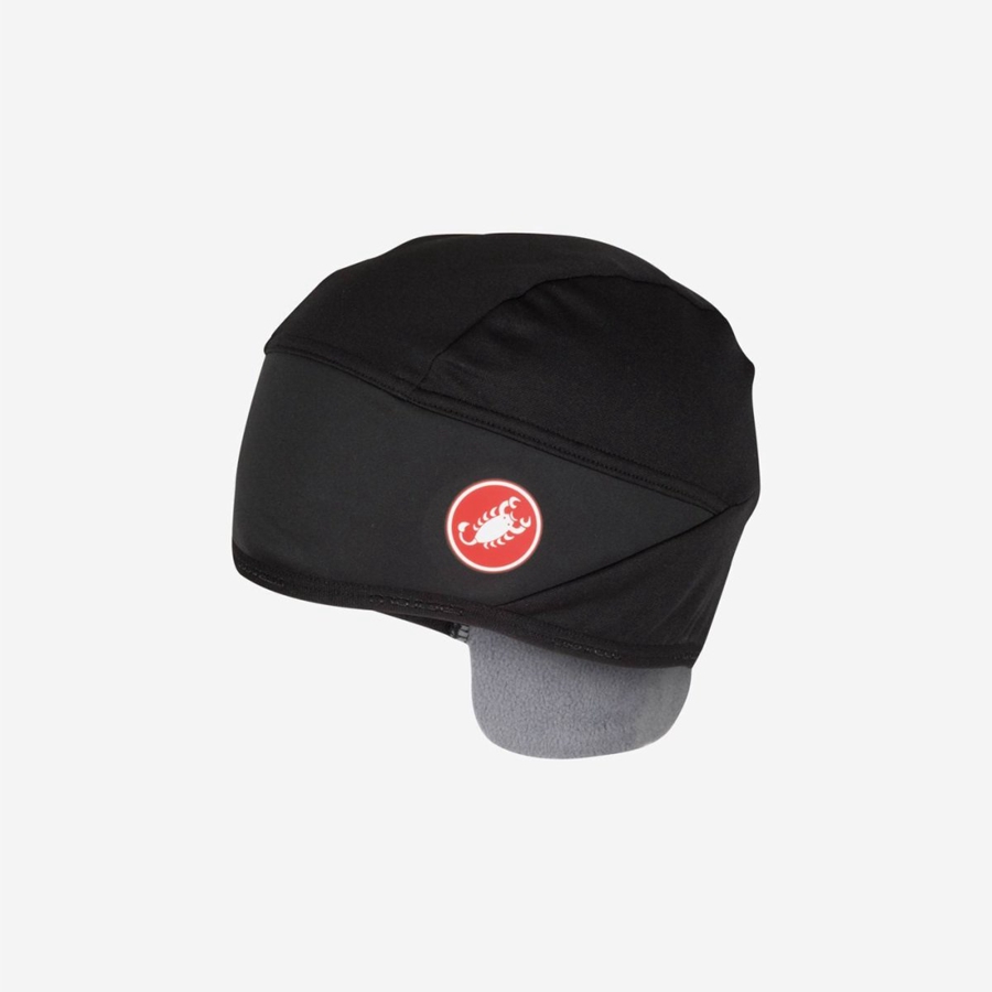 Black Castelli ESTREMO WS SKULLY Men Headwear | EOQ157304