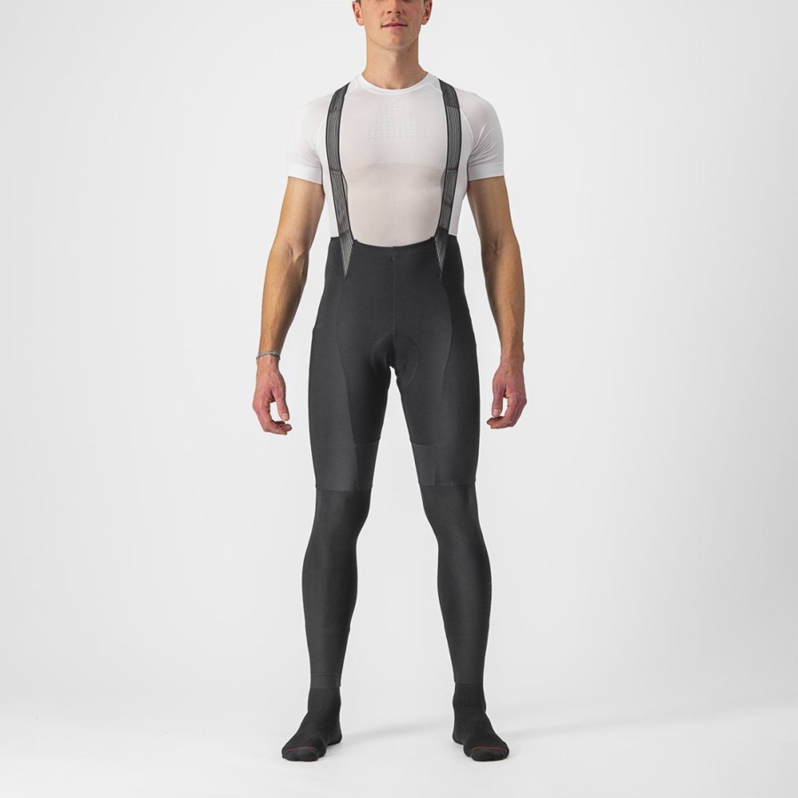 Black Castelli FREE AERO RC Men Bib Tights | VPO091437