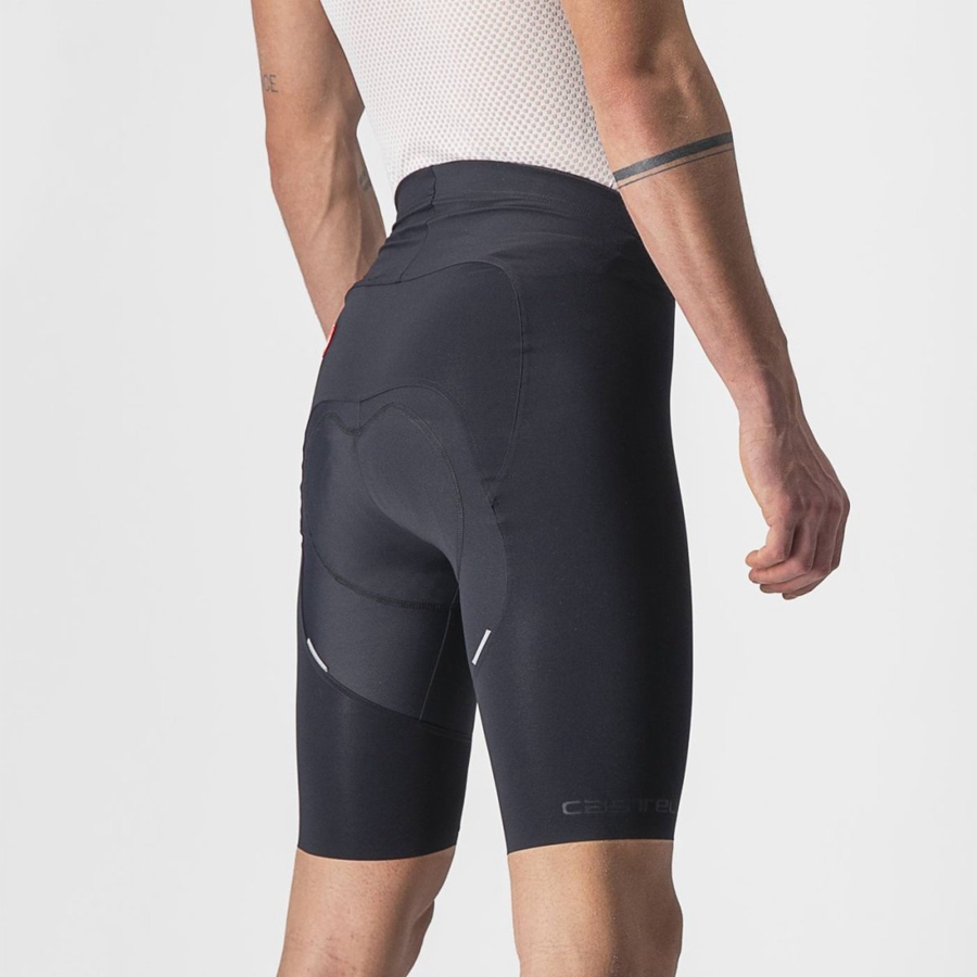 Black Castelli FREE AERO RC Men Shorts | KBT987014