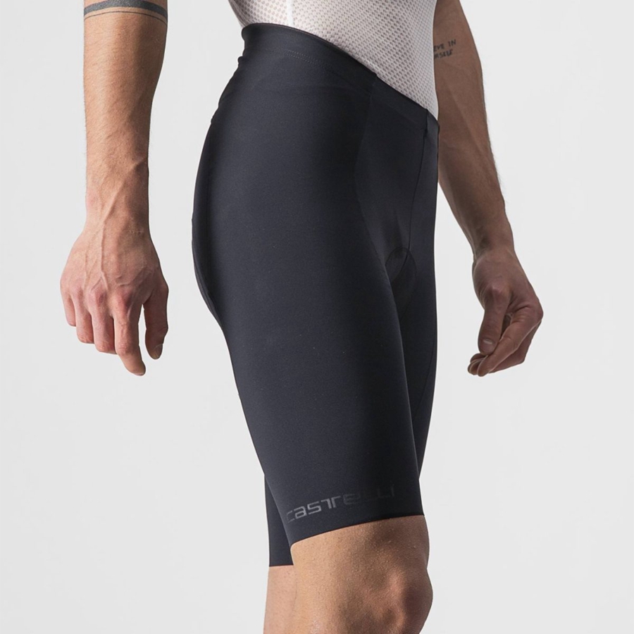 Black Castelli FREE AERO RC Men Shorts | KBT987014