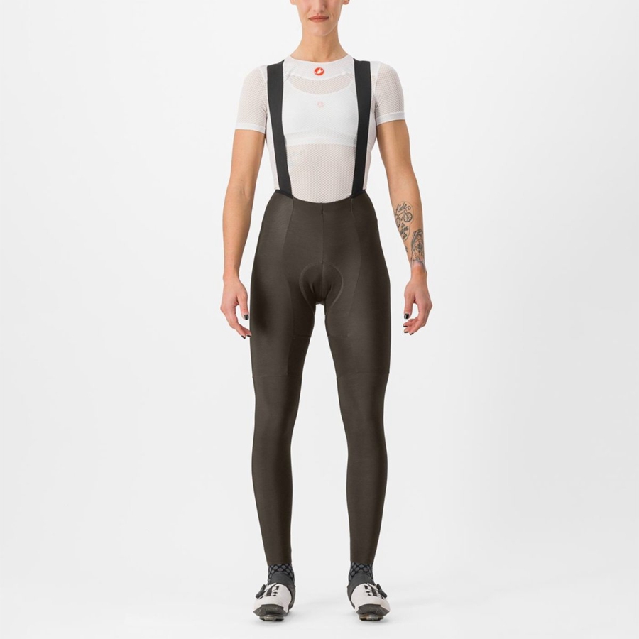 Black Castelli FREE AERO RC W DT Women Bib Tights | QGJ021598