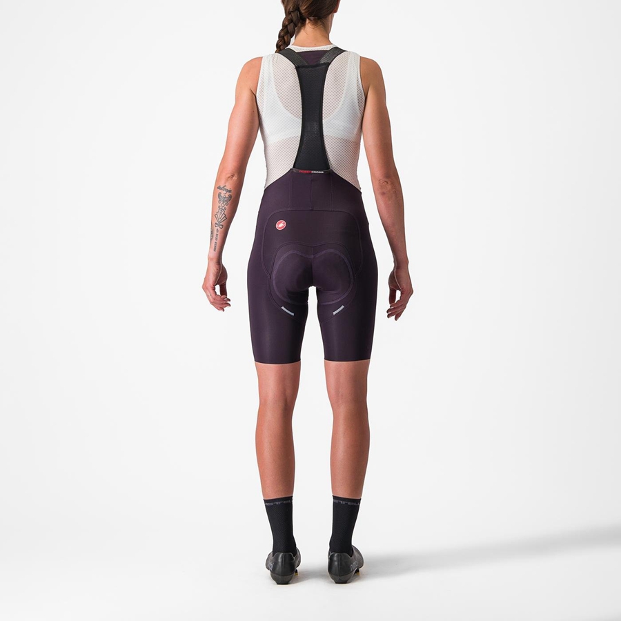 Black Castelli FREE AERO RC W Women Bib Shorts | HXU541639