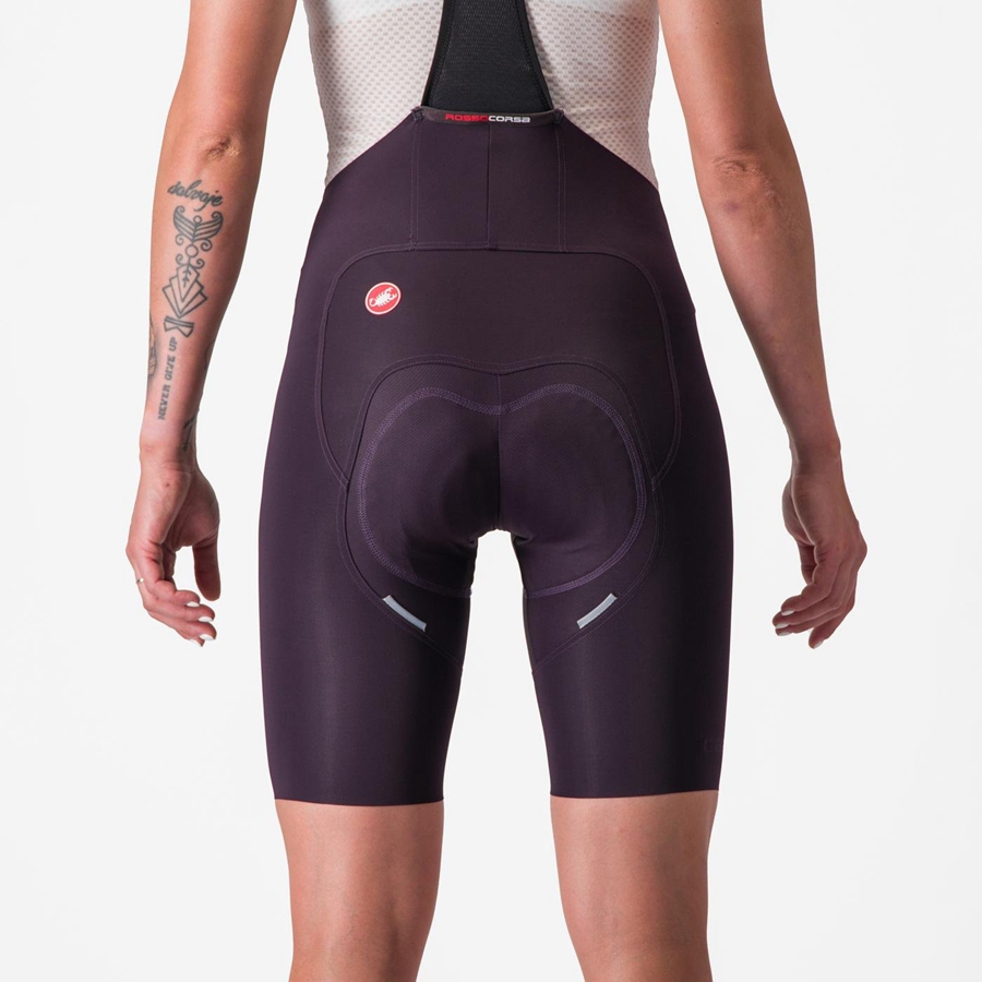 Black Castelli FREE AERO RC W Women Bib Shorts | HXU541639