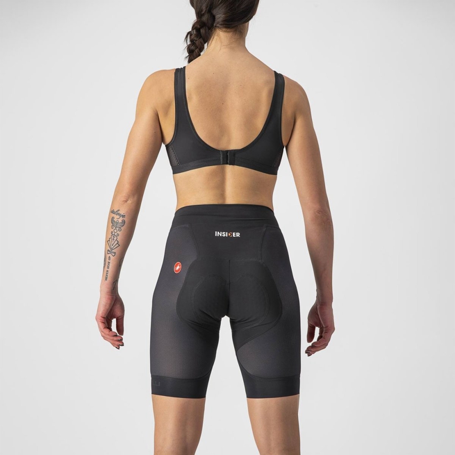 Black Castelli INSIDER W Women Shorts | OYW709215