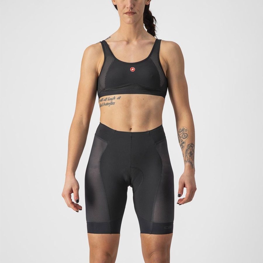 Black Castelli INSIDER W Women Shorts | OYW709215