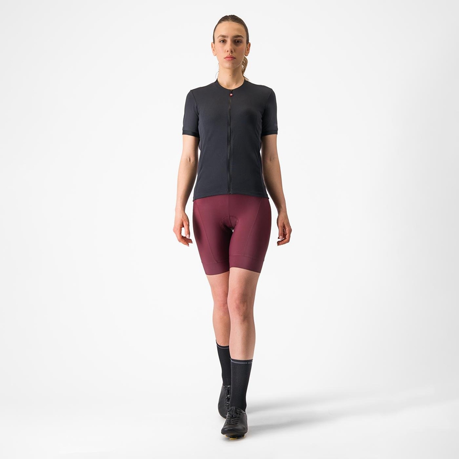 Black Castelli LIBERA Women Jersey | JKO523716