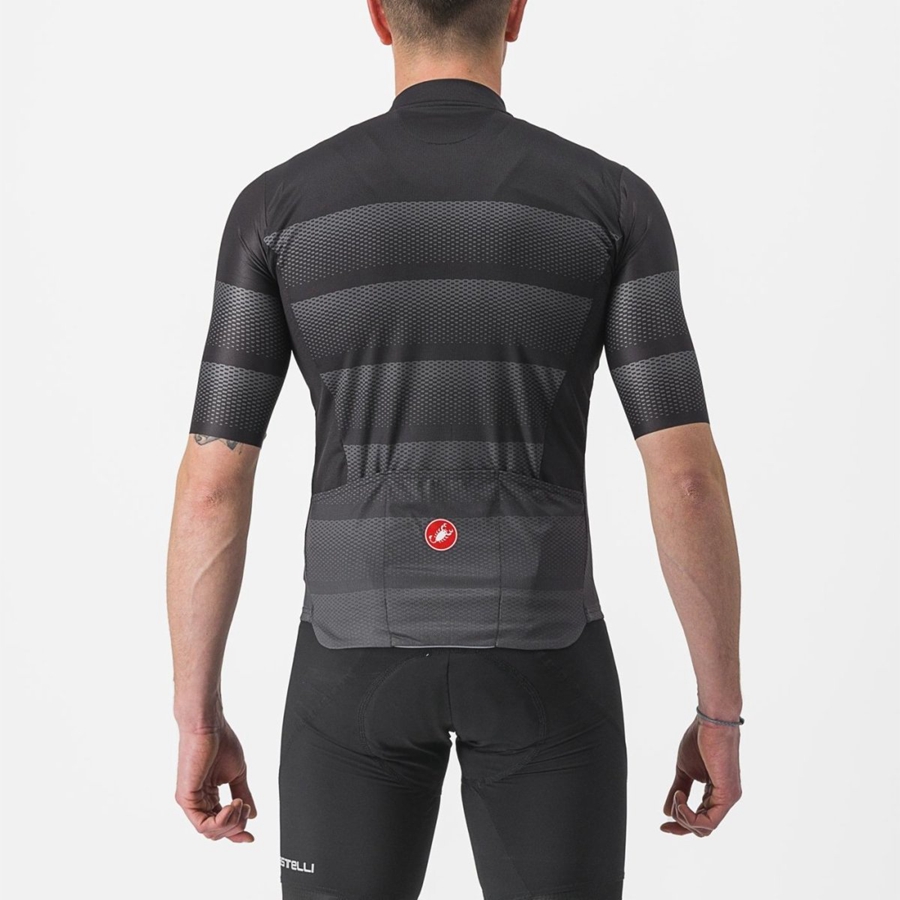 Black Castelli LIVELLI Men Jersey | GWE260984