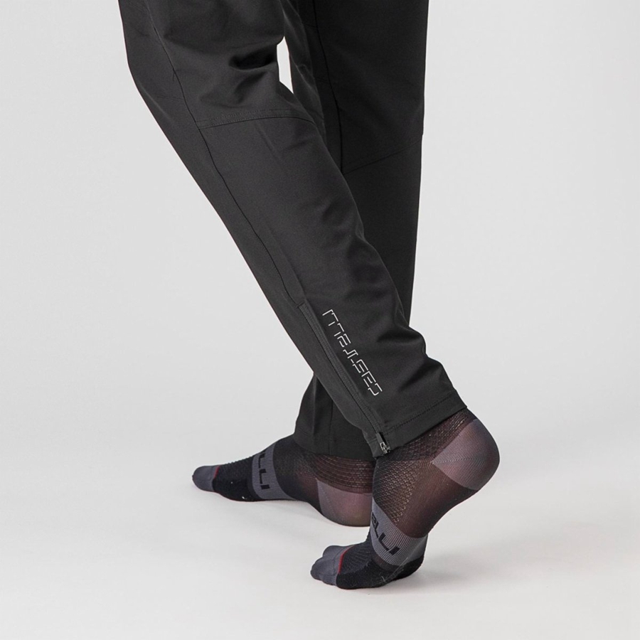 Black Castelli MILANO PANT Men Leggings | XHZ329057