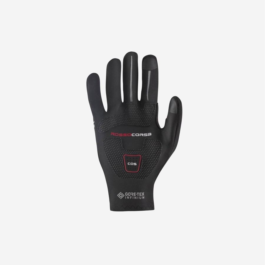 Black Castelli PERFETTO LIGHT Men Gloves | HDZ934816