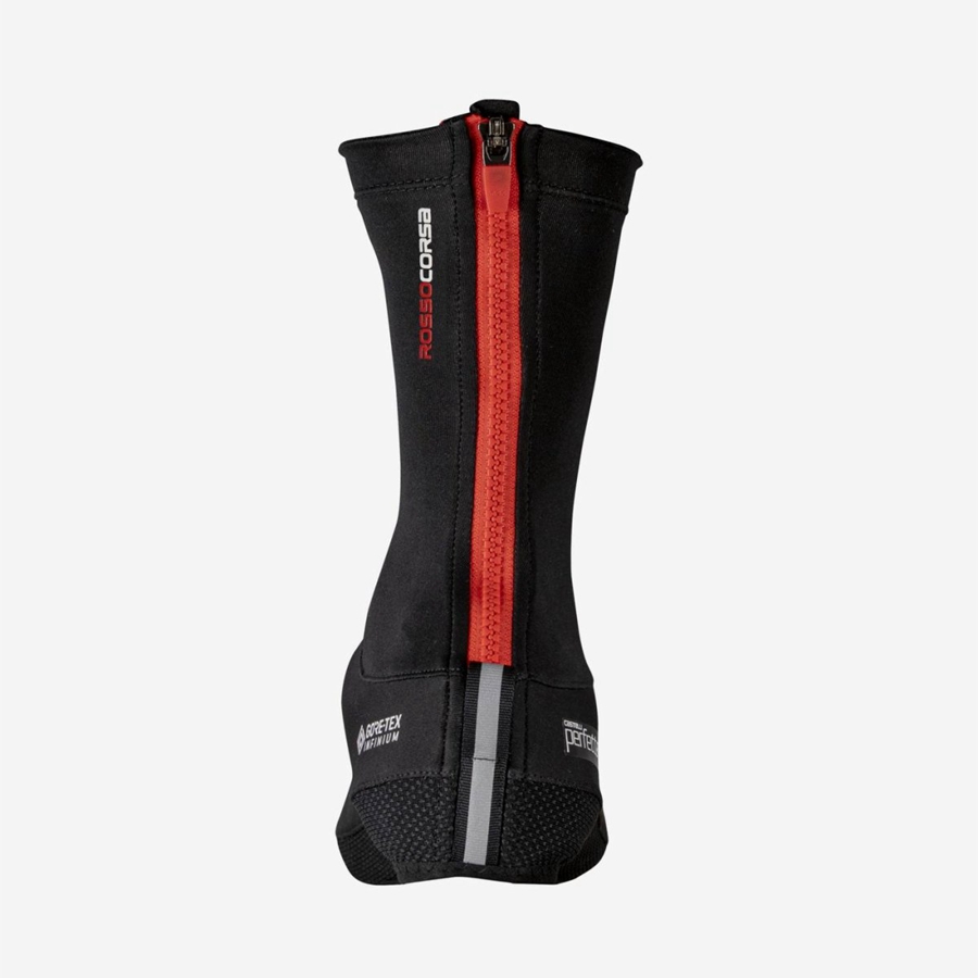 Black Castelli PERFETTO Men Shoecovers | FGH849107