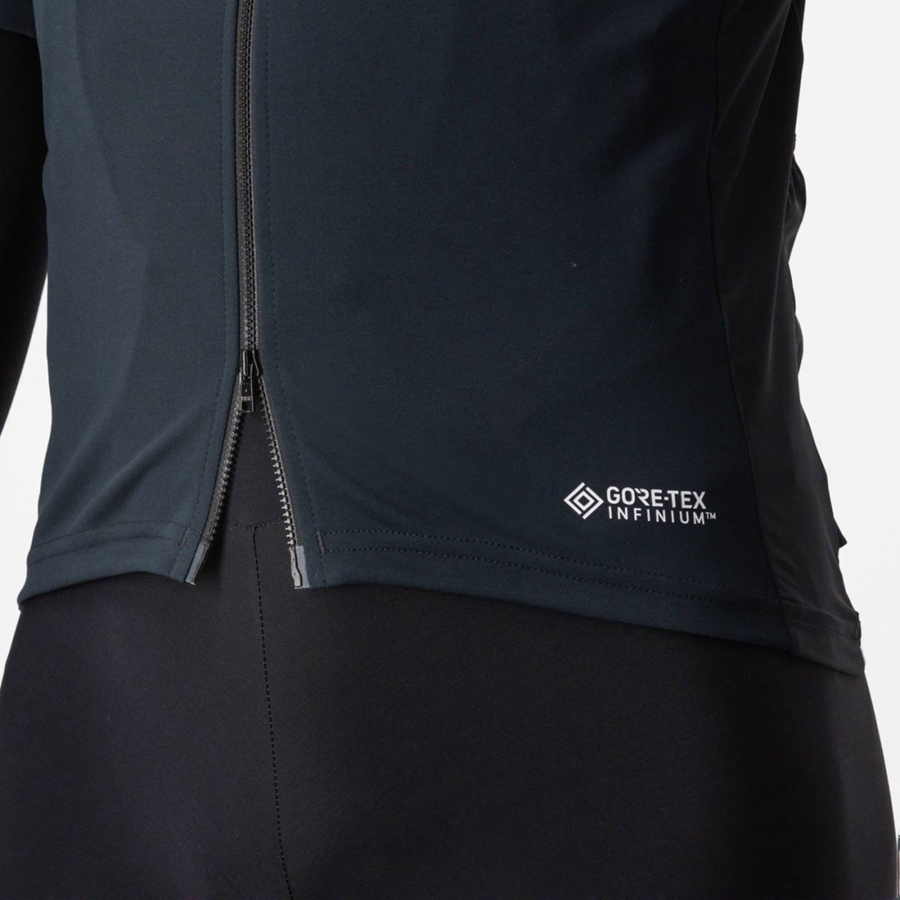 Black Castelli PERFETTO RoS 2 WIND Men Jackets | LRA180657