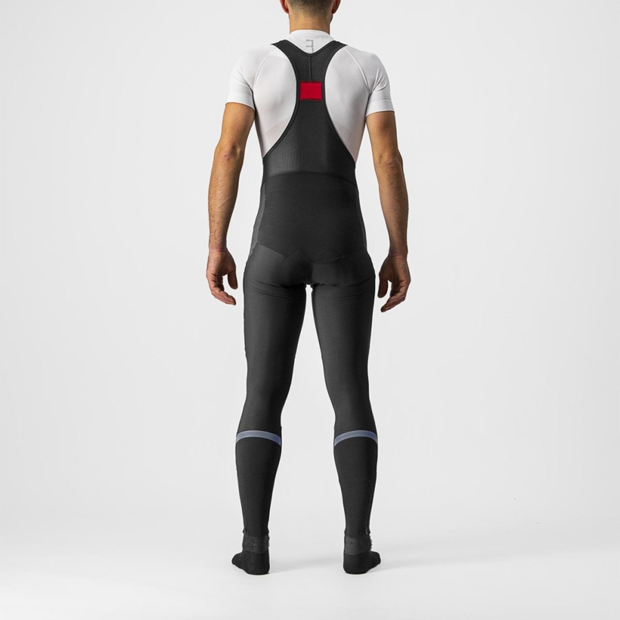 Black Castelli POLARE 3 Men Bib Tights | QLZ981604