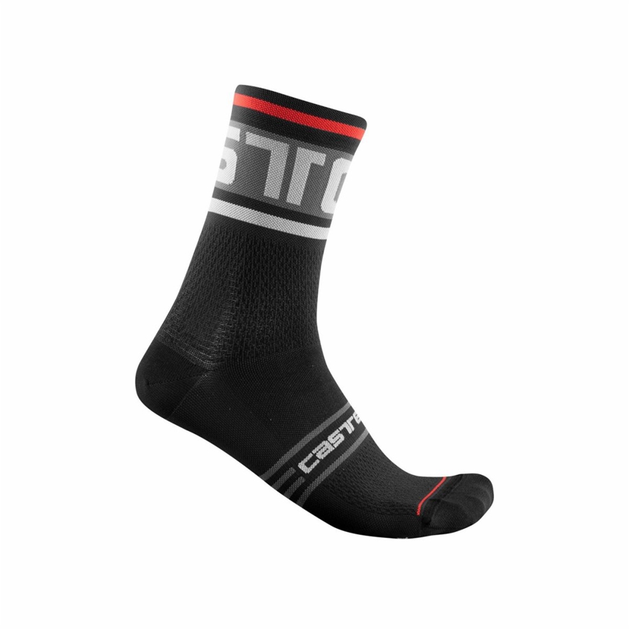 Black Castelli PROLOGO 15 Men Socks | HQZ431750