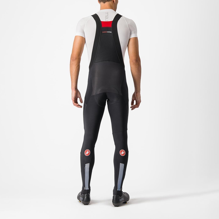 Black Castelli SORPASSO RoS Men Bib Tights | SHF143758