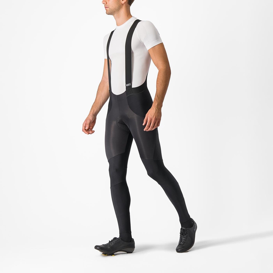 Black Castelli SORPASSO RoS Men Bib Tights | SHF143758