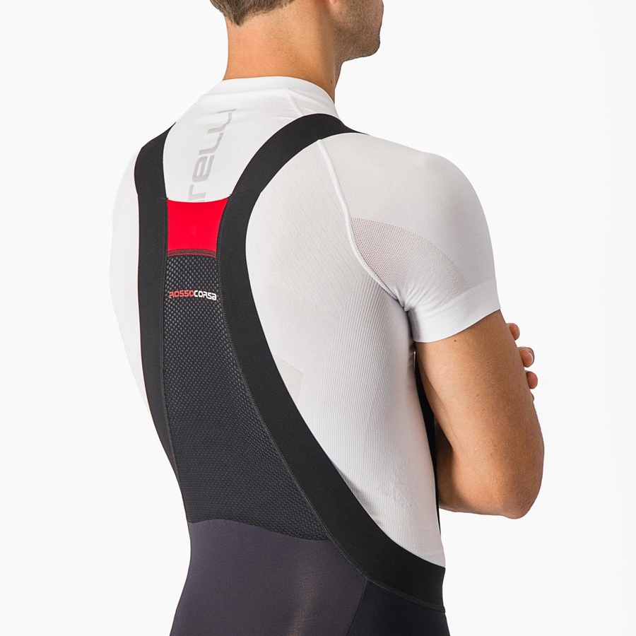 Black Castelli SORPASSO RoS Men Bib Tights | SHF143758