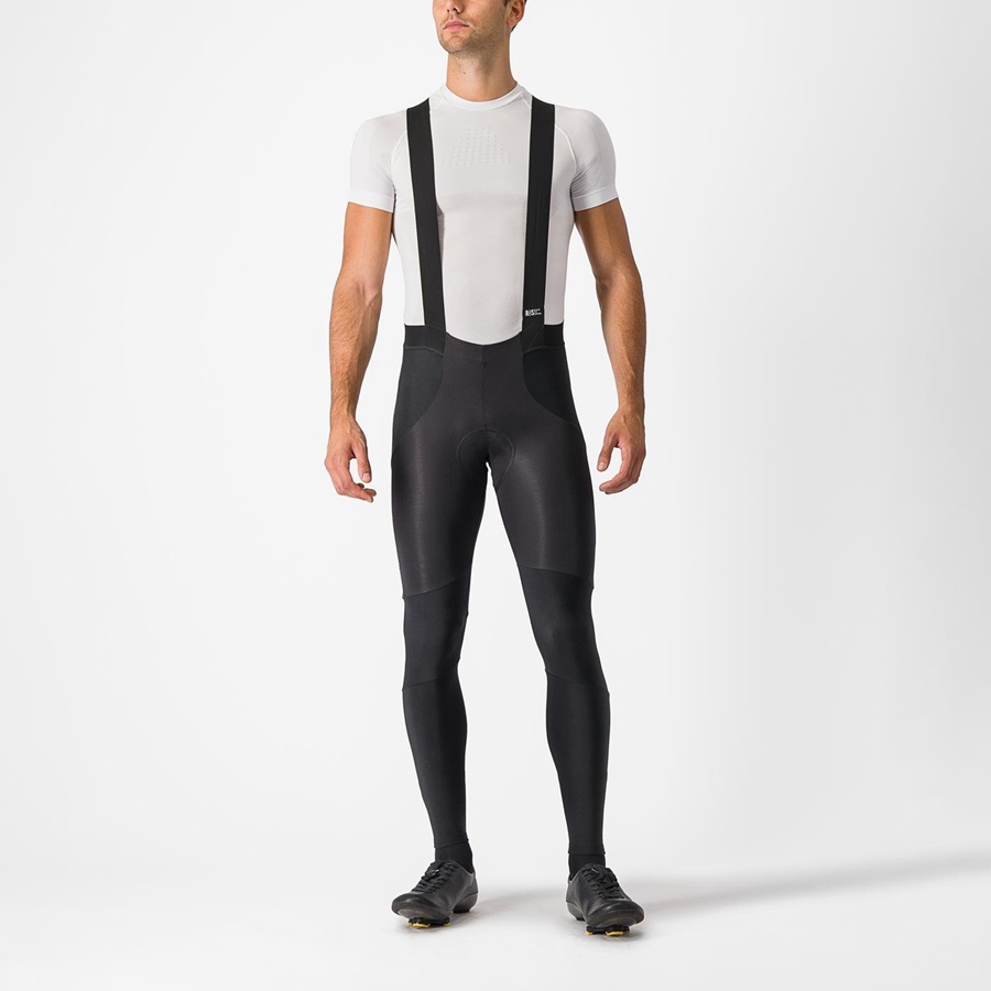 Black Castelli SORPASSO RoS Men Bib Tights | SHF143758