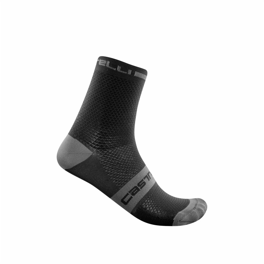 Black Castelli SUPERLEGGERA T 12 Men Socks | YTR053742