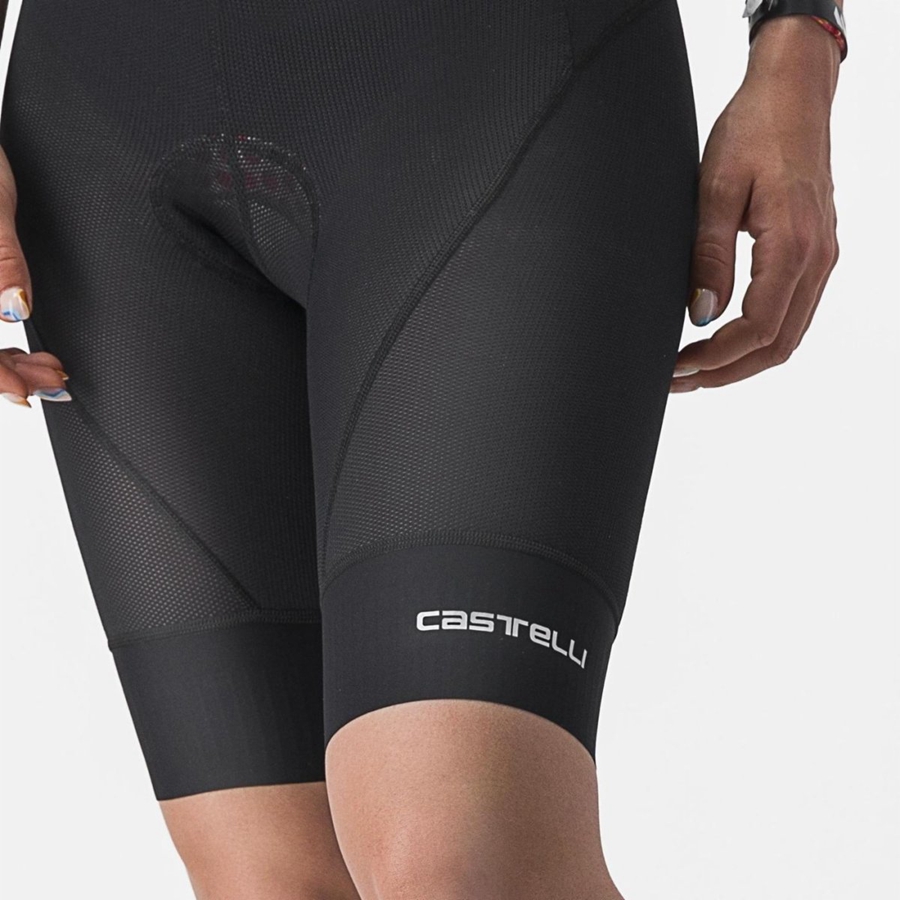 Black Castelli TRAIL W LINER Women Shorts | BAP521786