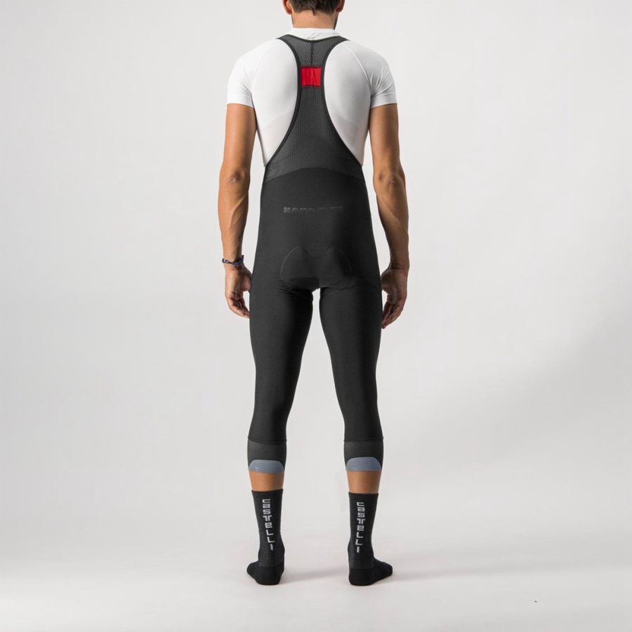 Black Castelli TUTTO NANO BIB KNICKER Men Leggings | KYE139587