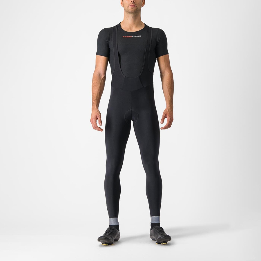 Black Castelli TUTTO NANO Men Bib Tights | PYM279184