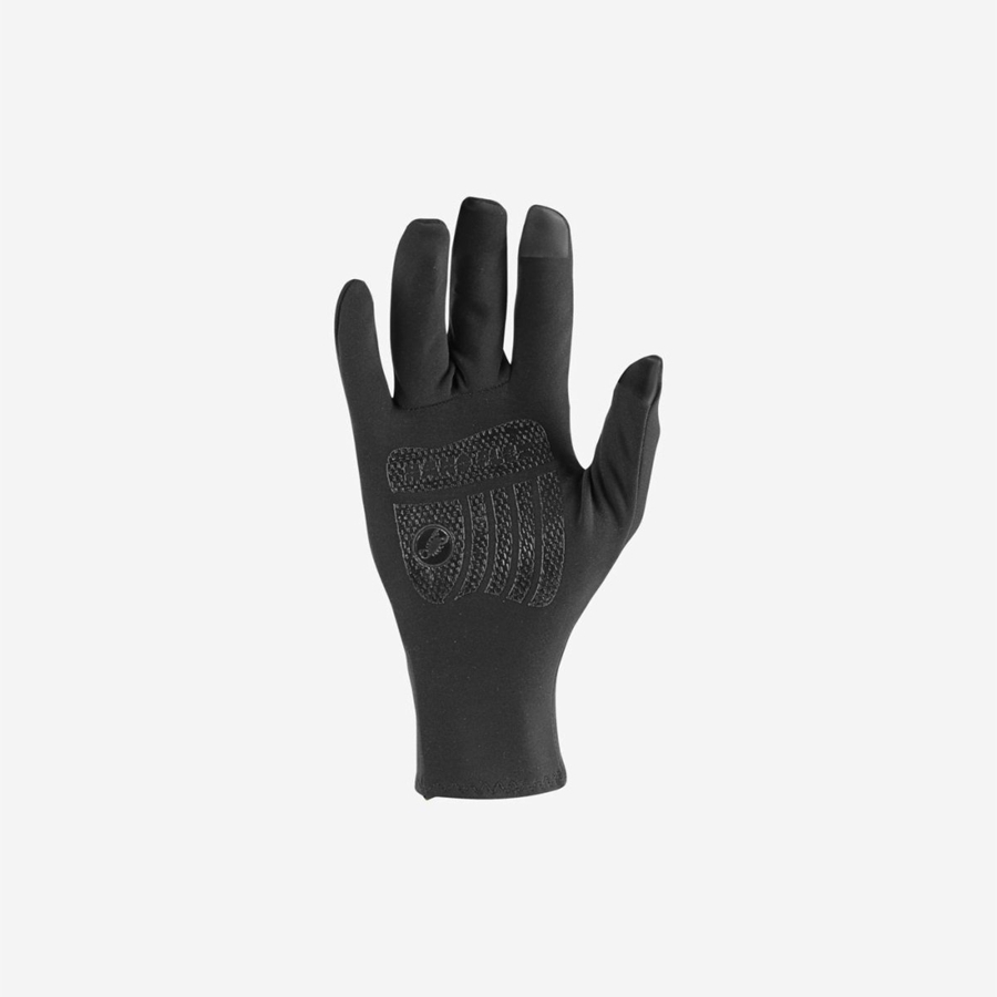 Black Castelli TUTTO NANO Men Gloves | WIT728630