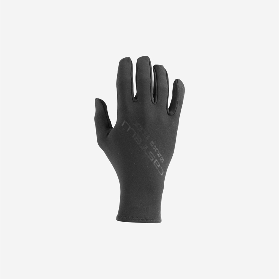 Black Castelli TUTTO NANO Men Gloves | WIT728630