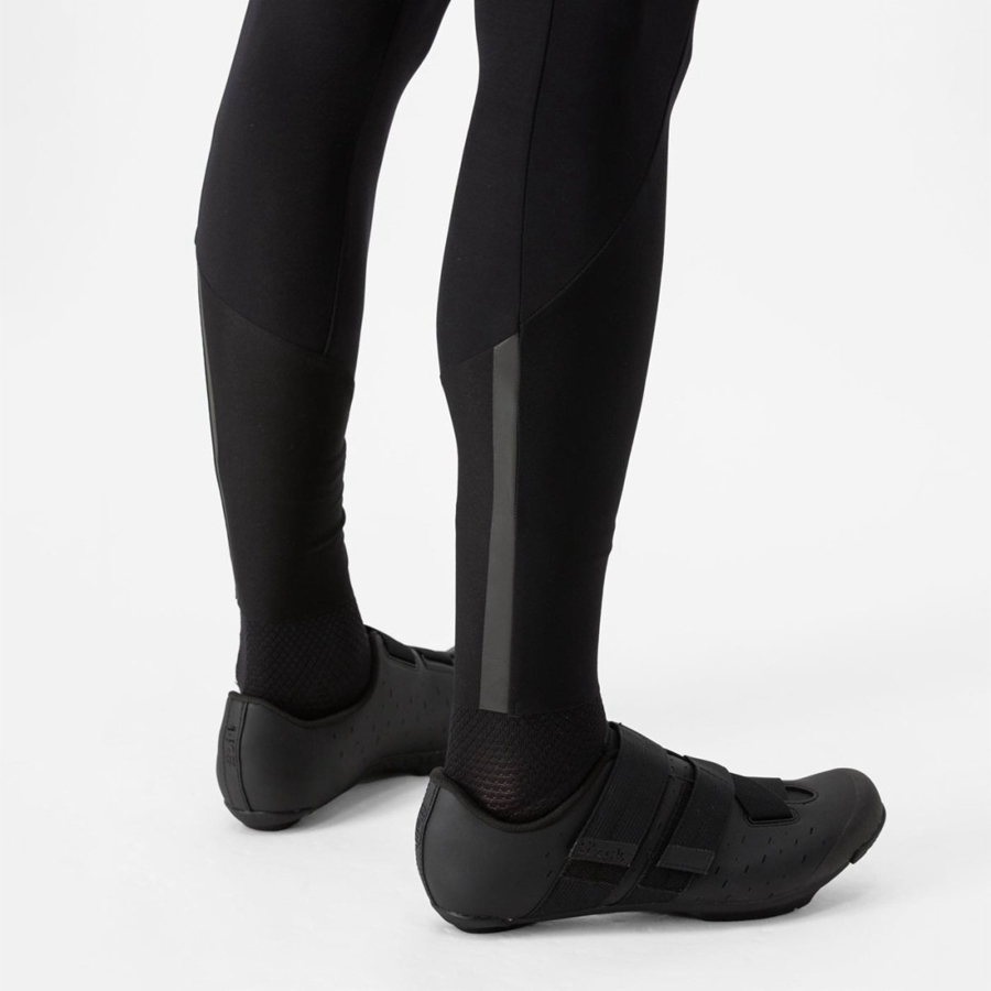 Black Castelli UNLIMITED TRAIL Men Bib Tights | EGR653107