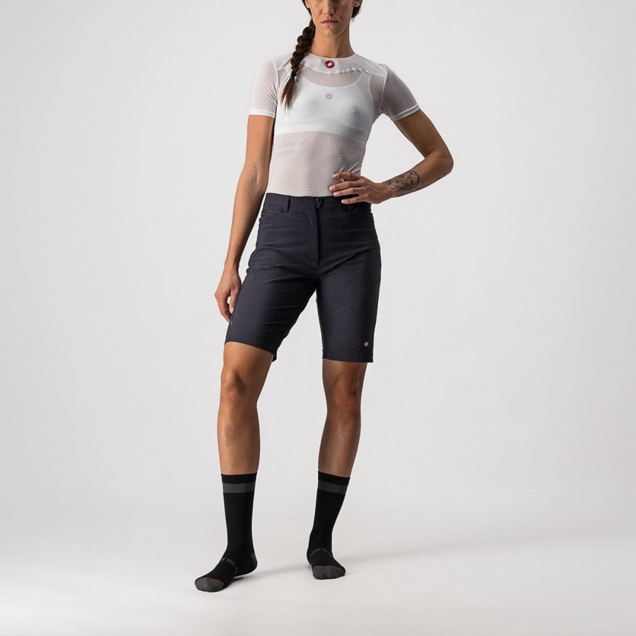 Black Castelli UNLIMITED WGY Women Shorts | BGA827964