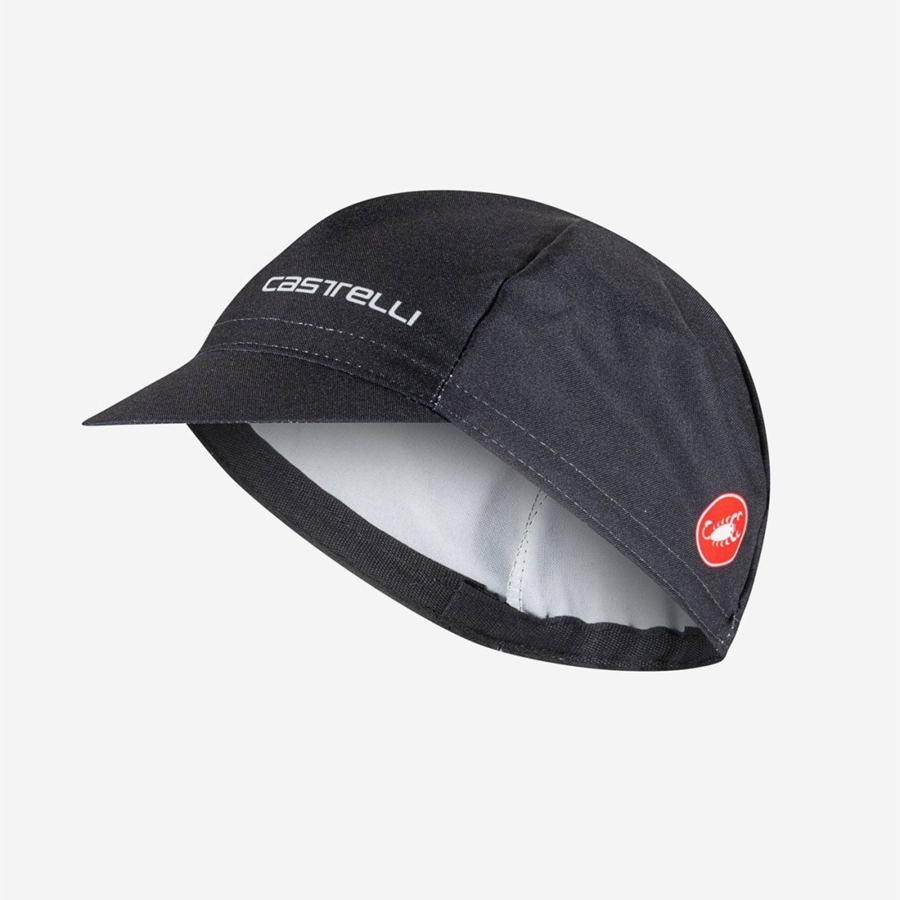 Black Castelli VELOCISSIMA Women Cap | SGD124503