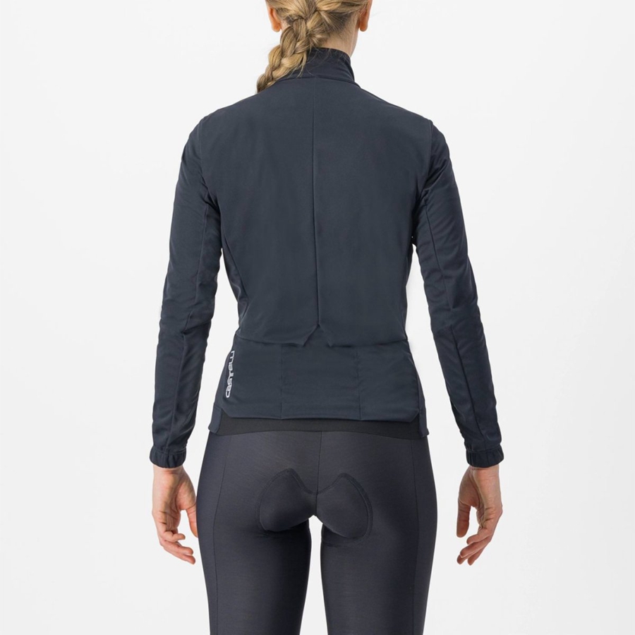 Black Castelli VENTO TRAIL Women Jackets | PGY821364