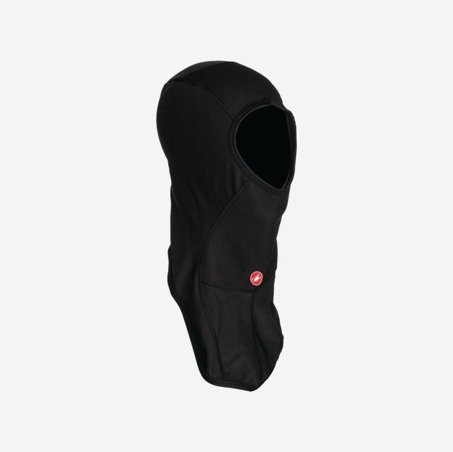 Black Castelli WS BALACLAVA Men Headwear | LYS048217