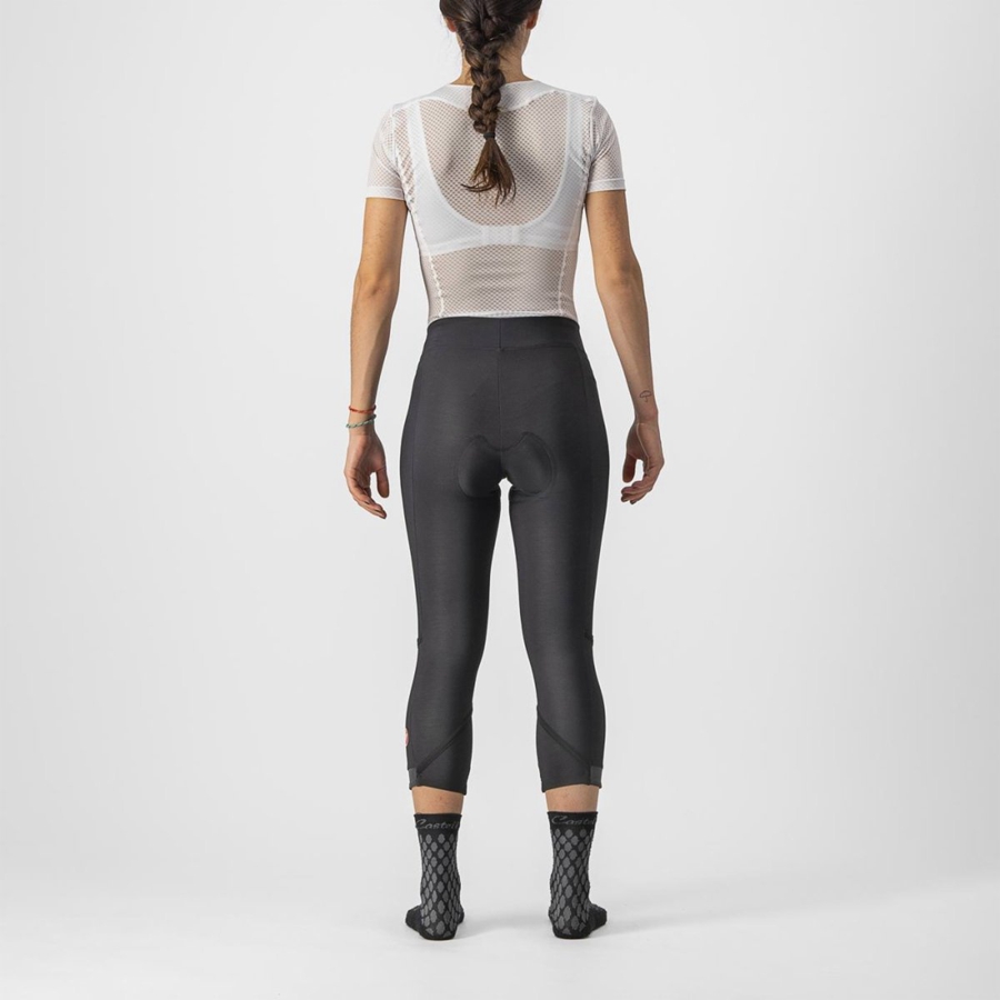 Black / Black Castelli VELOCISSIMA THERMAL KNICKER Women Leggings | JPS207568