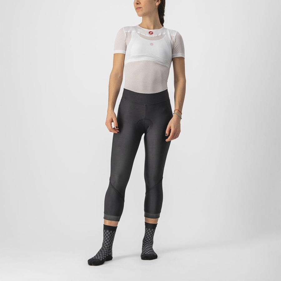 Black / Black Castelli VELOCISSIMA THERMAL KNICKER Women Leggings | JPS207568