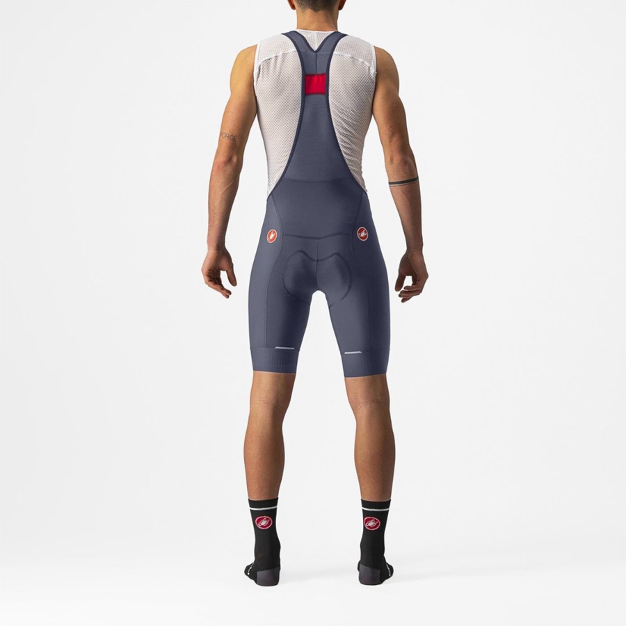 Blue Castelli COMPETIZIONE Men Bib Shorts | VNH974063